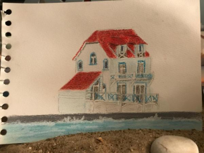 Гостиница Villa Trémail - La plage au pied de votre chambre  Вимре